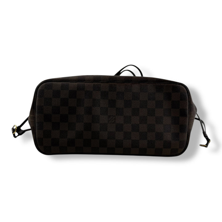 Louis Vuitton Brown Damier Neverfull MM Handbag