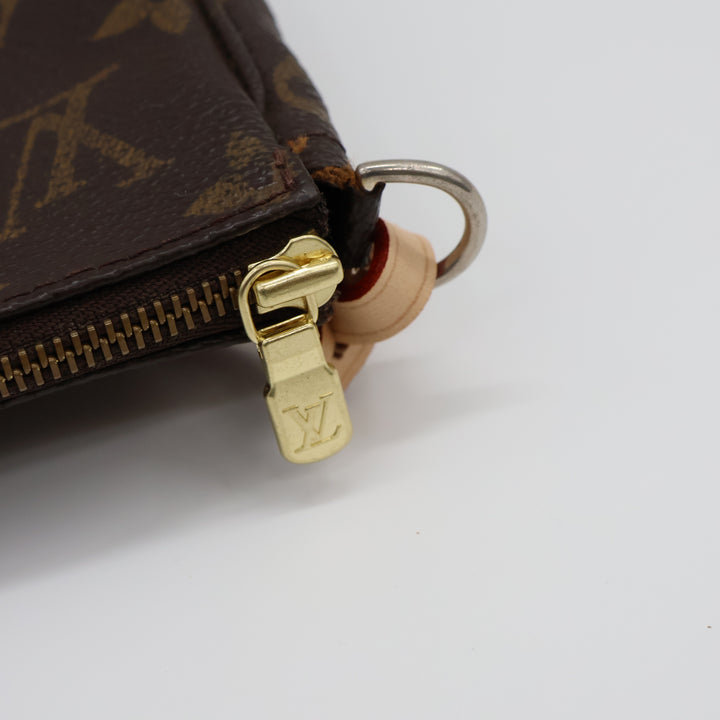 Louis Vuitton Pochette Accessories Brown Monogram Clutch Bag