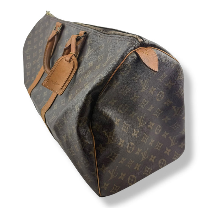 Louis Vuitton Vintage Brown Monogram 50 Keepall Duffle Bag