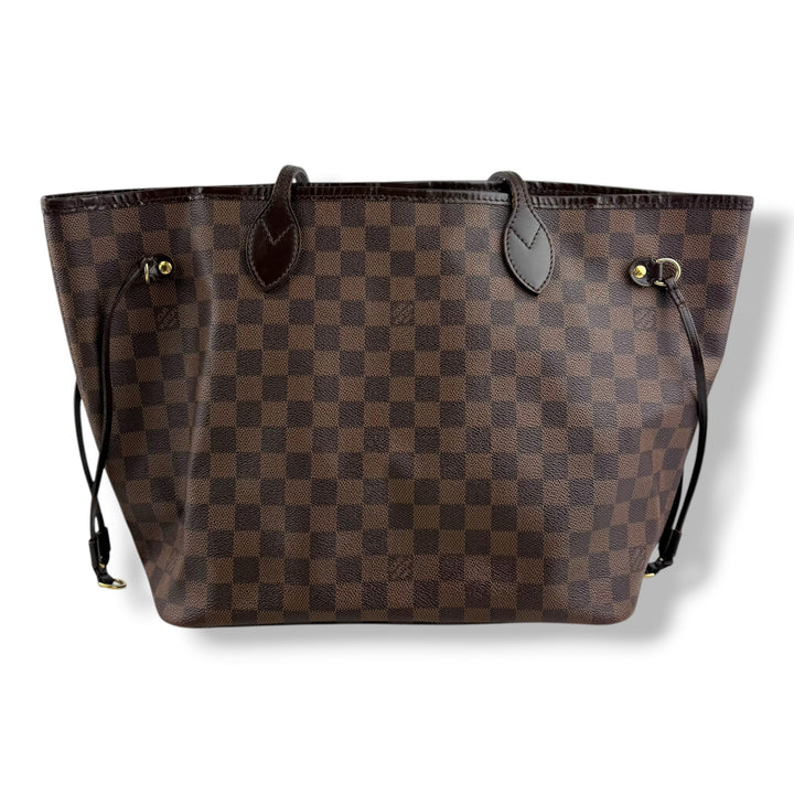 Louis Vuitton Brown Damier Neverfull MM Handbag