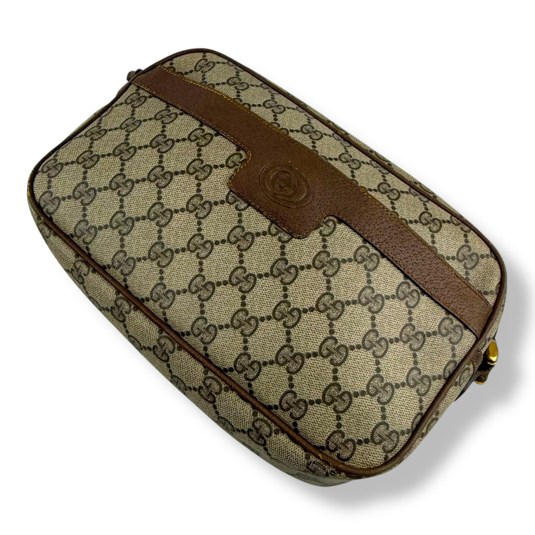 Gucci GG Beige Monogram Shoulder Crossbody Bag