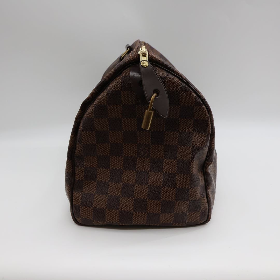 Louis Vuitton Speedy 30 Brown Damier Ebene Handbag