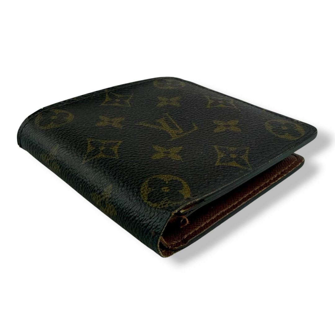 Louis Vuitton Vintage Bifold Brown Monogram Wallet 7762