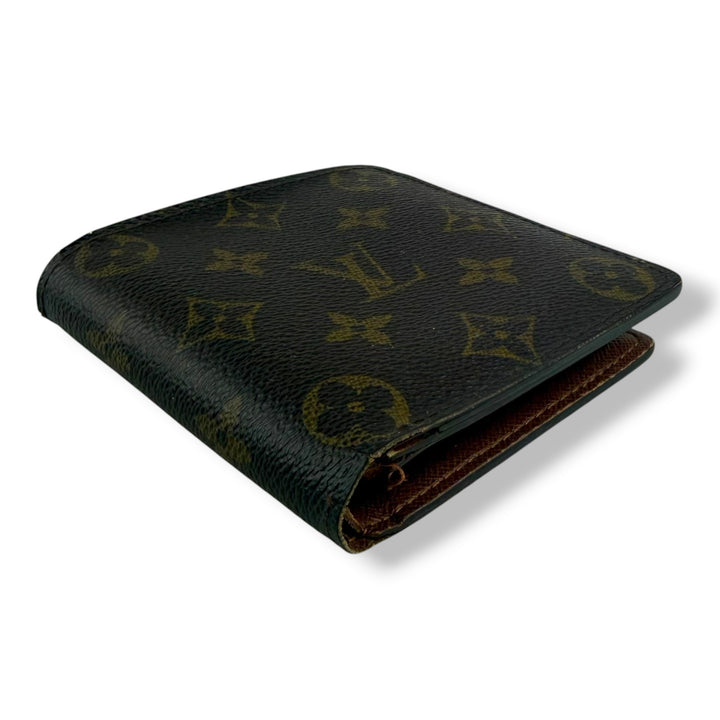 Louis Vuitton Vintage Bifold Brown Monogram Wallet 7762