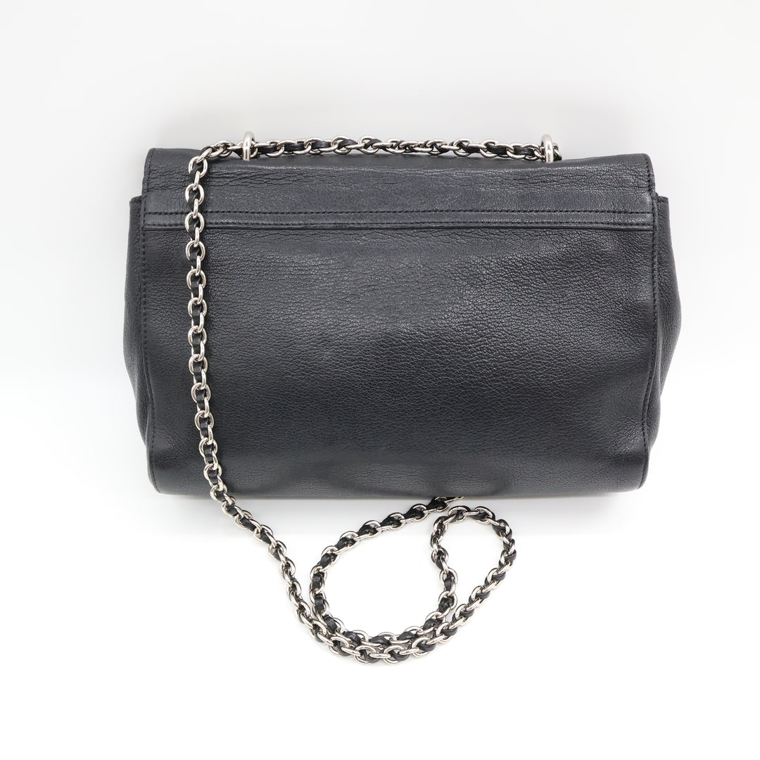 Mulberry Medium Lily Black Leather Handbag