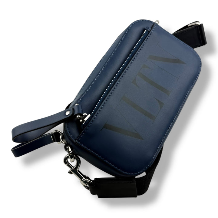 Valentino Garavani Navy VLTN Crossbody Handbag