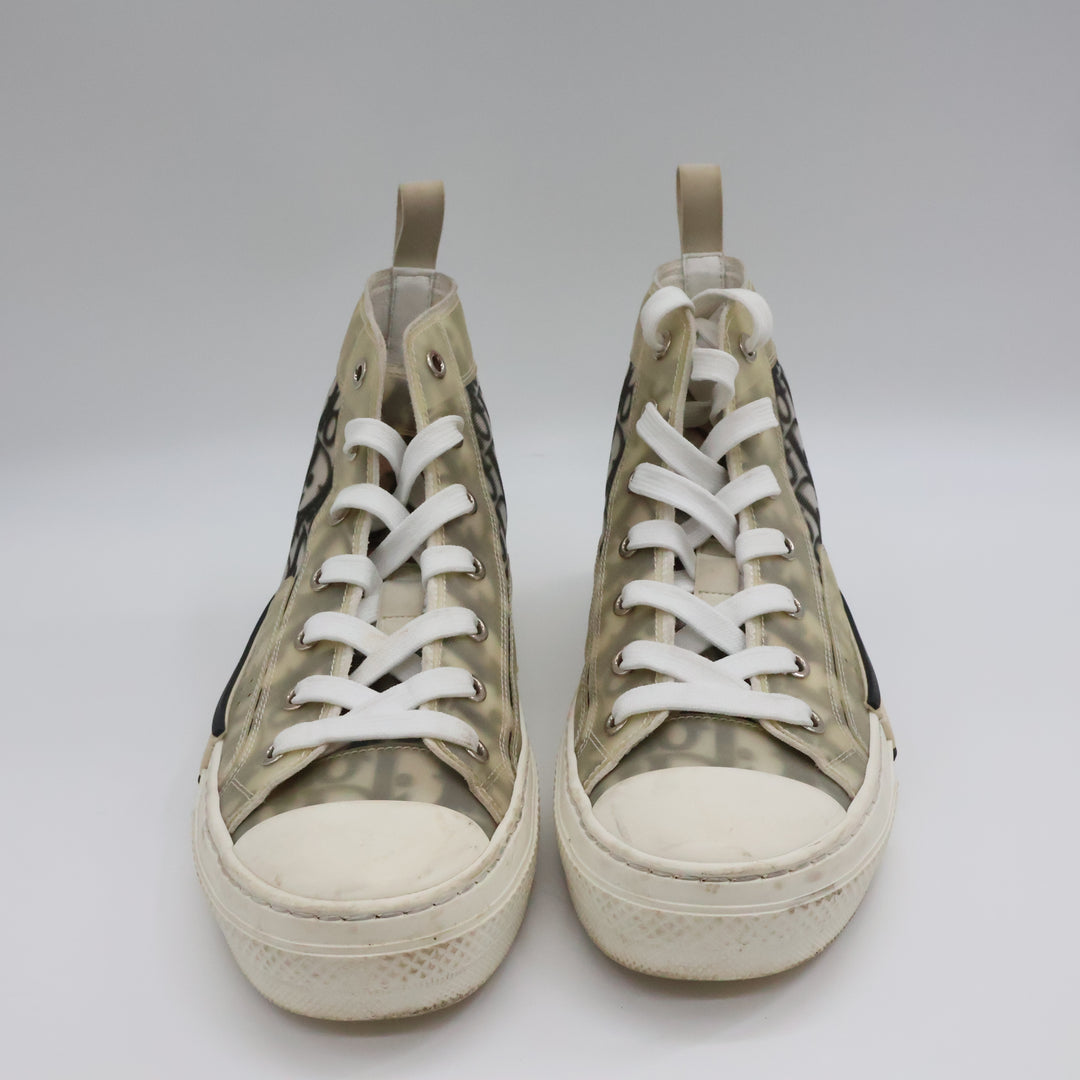 Dior B23 Beige Oblique High Sneakers UK 4 / EU 37