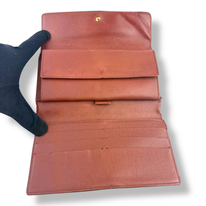 Louis Vuitton Trifold Brown Monogram Femme Wallet