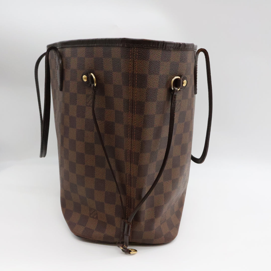 Louis Vuitton Brown Damier Neverfull MM Handbag