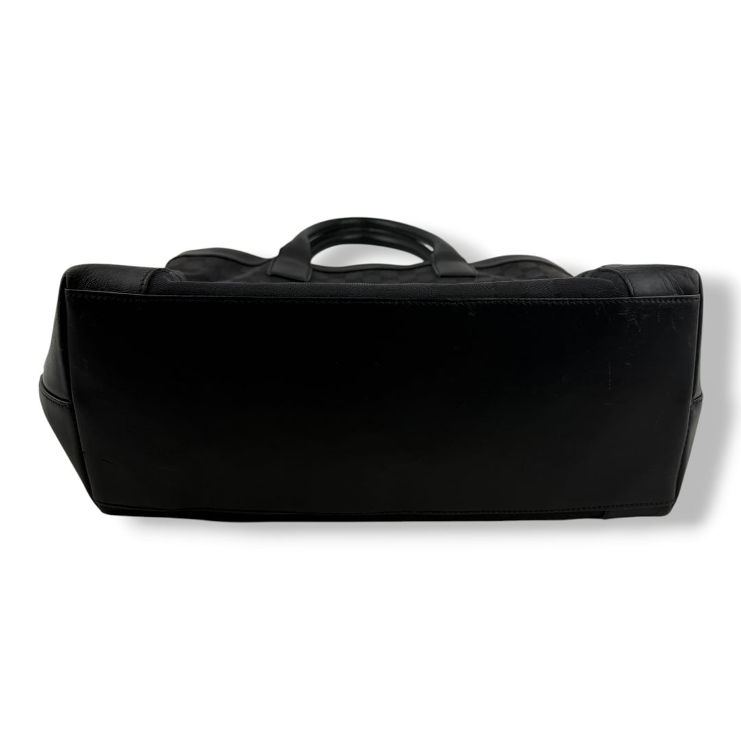 Gucci GG Canvas Black Tote Bag