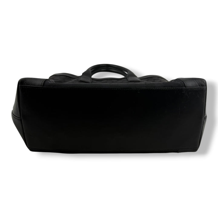 Gucci GG Canvas Black Tote Bag