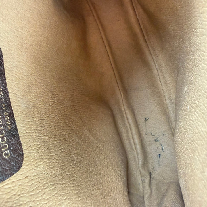 Gucci Vintage Beige Sherry Line Crossbody Handbag