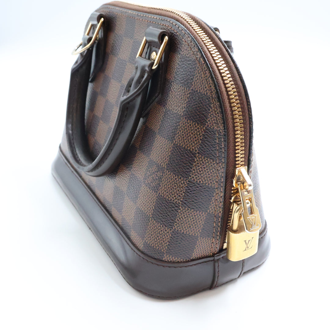 Louis Vuitton Brown Damier Ebene Alma BB Handbag