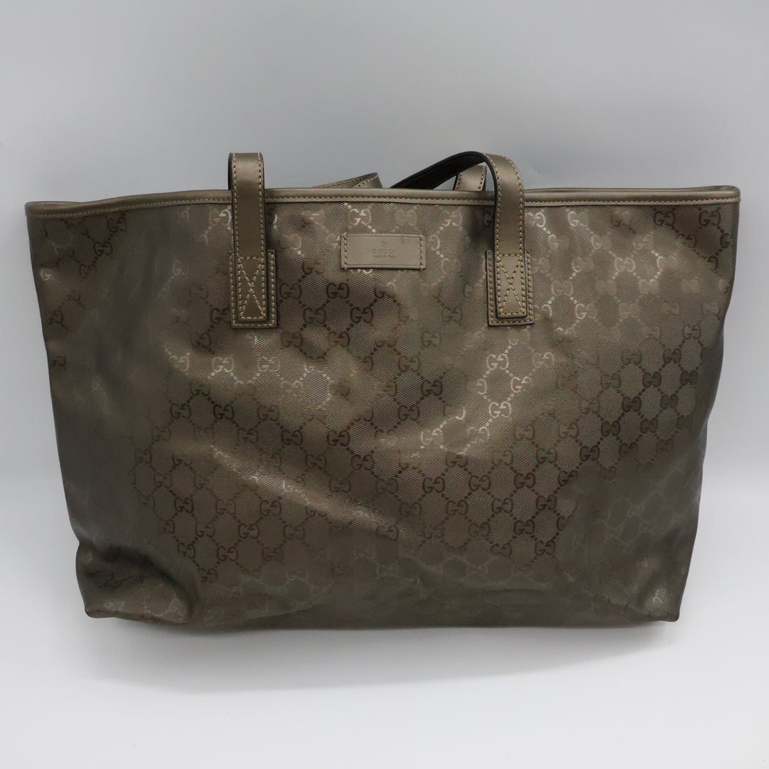 Gucci GG Gold Imprime Canvas Tote Bag