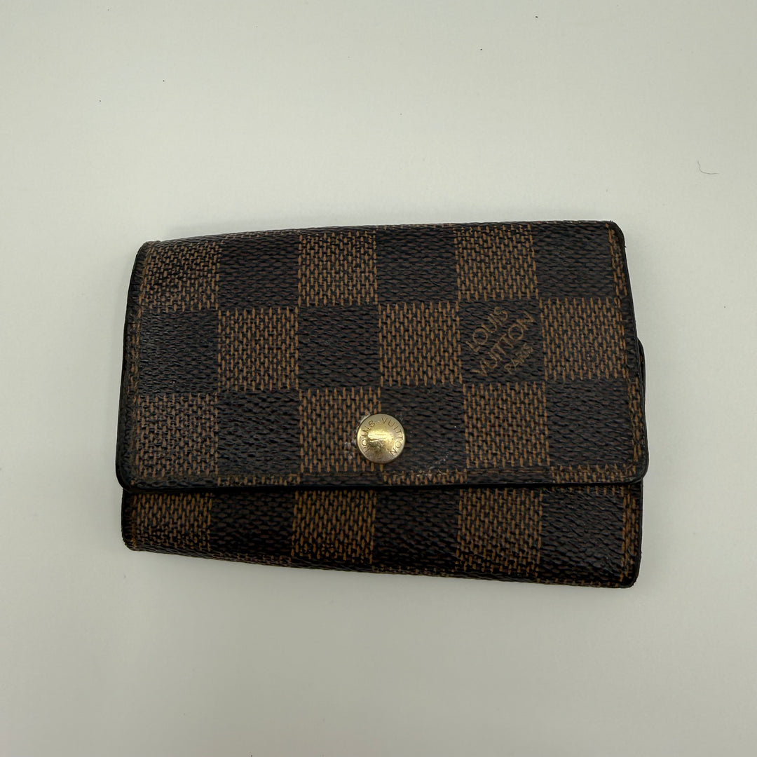 Louis Vuitton Brown Damier 6 Key Holder Purse