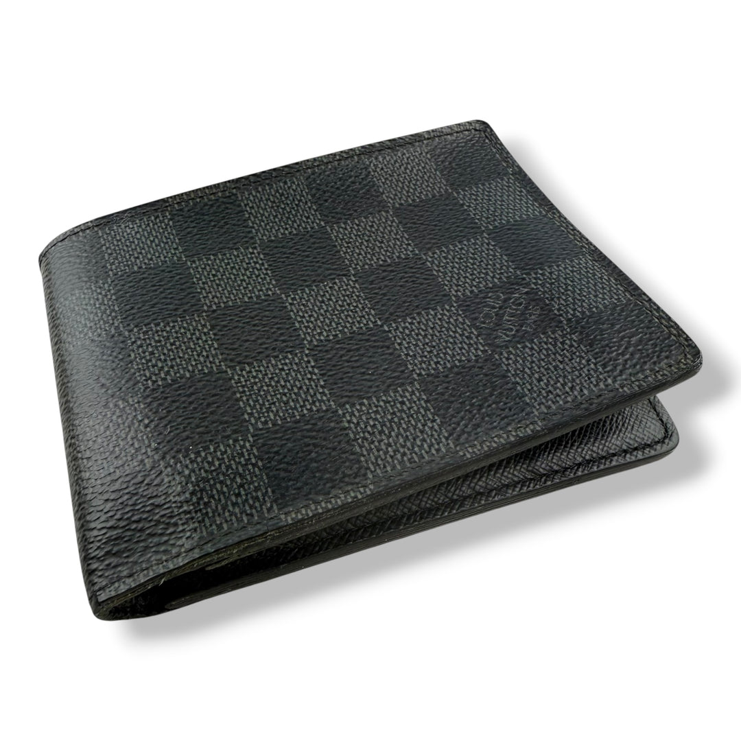Louis Vuitton Vintage Bifold Damier Graphite Wallet