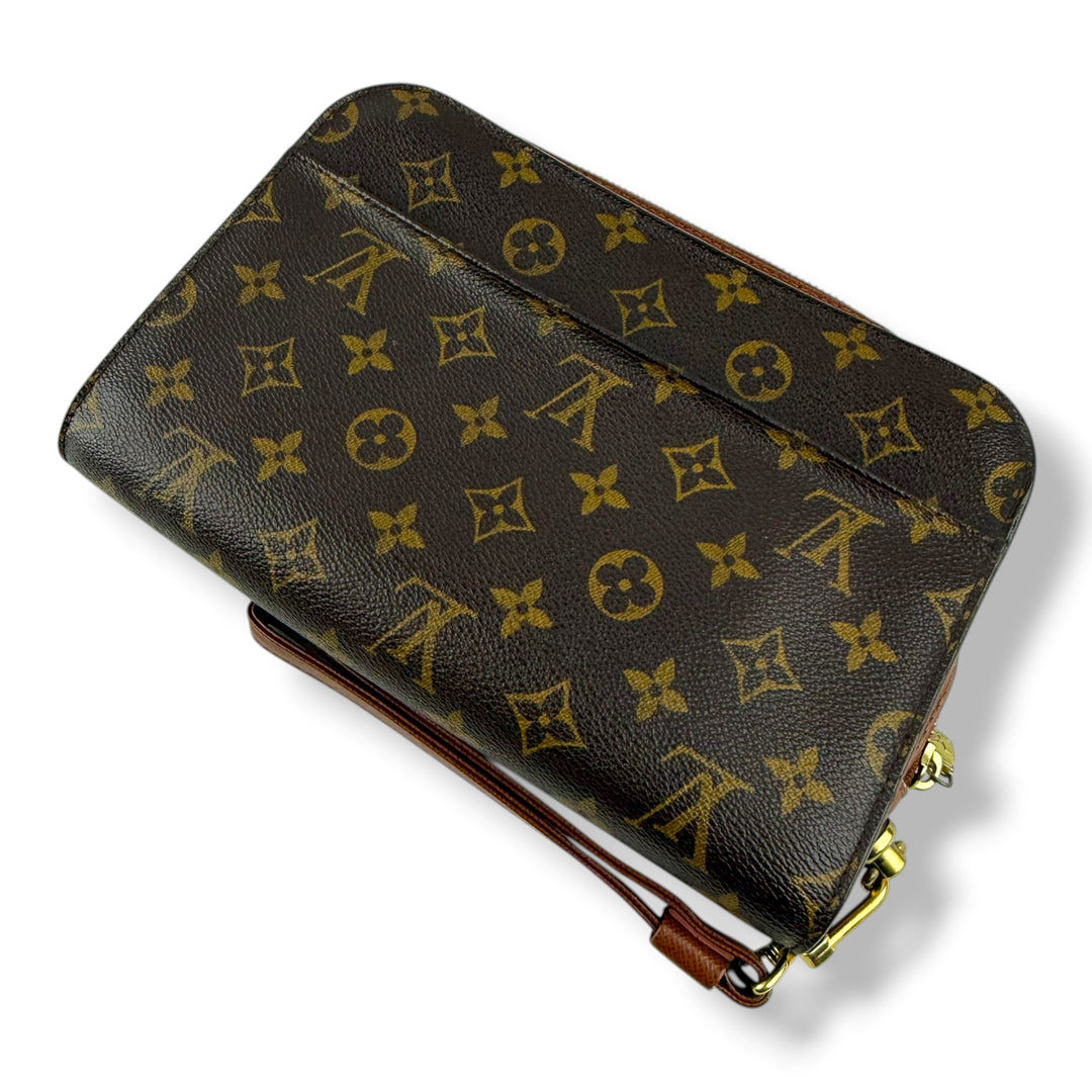 Louis Vuitton Brown Monogram Orsay Clutch Bag