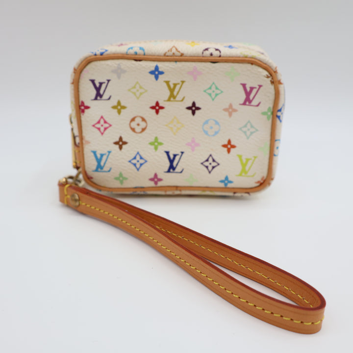 Louis Vuitton White Murakami Wapity PM Pouch