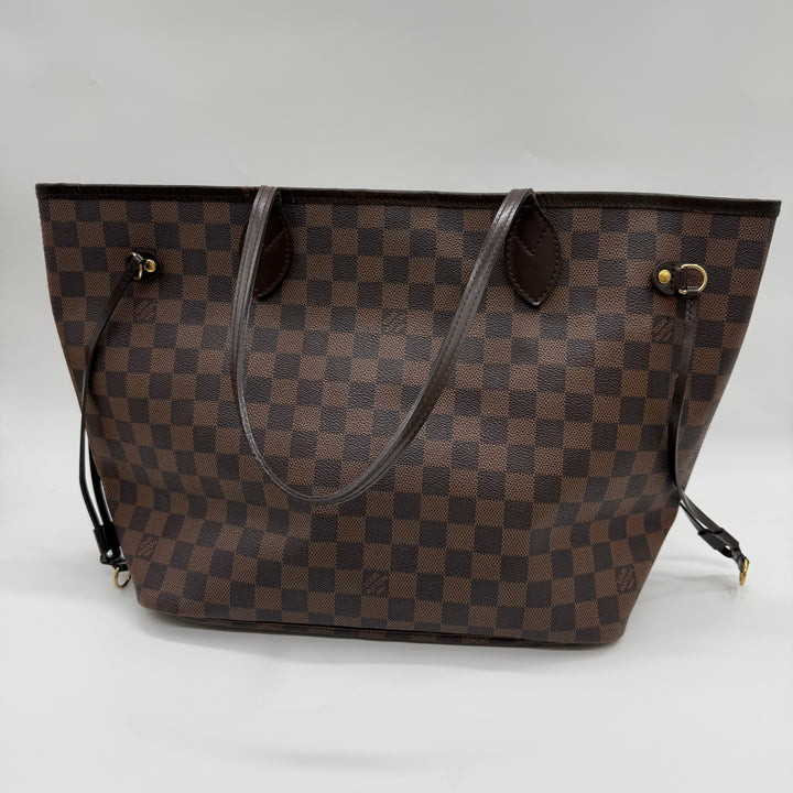 Louis Vuitton Brown Damier Neverfull MM Handbag