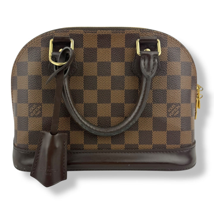 Louis Vuitton Brown Damier Ebene Alma BB Handbag