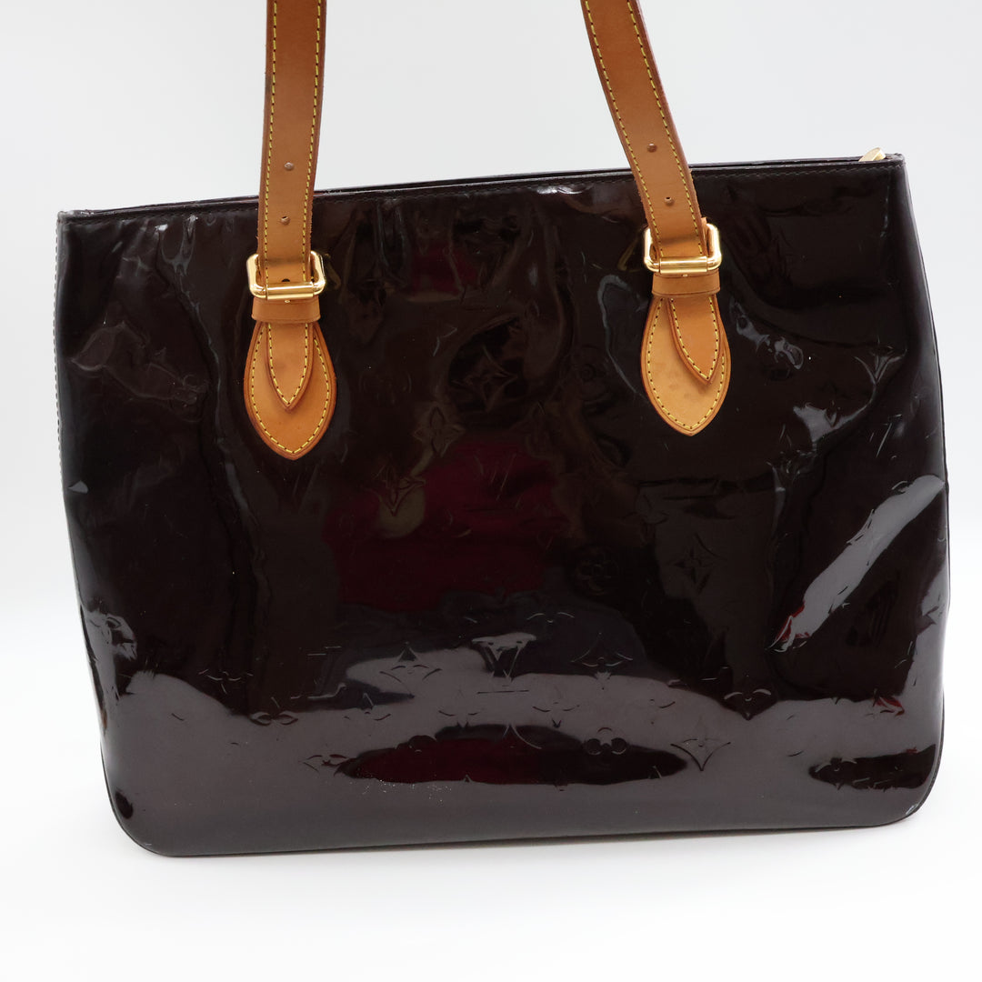 Louis Vuitton Vernis Amarante Brentwood GM Tote Bag Handbag