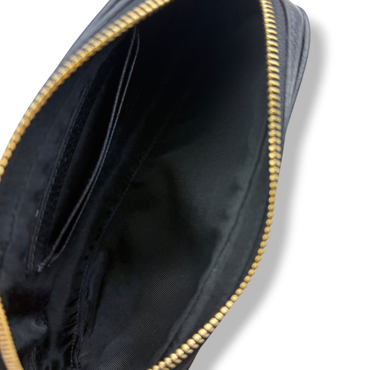 Gucci GG Marmont Black Leather Mini Camera Handbag