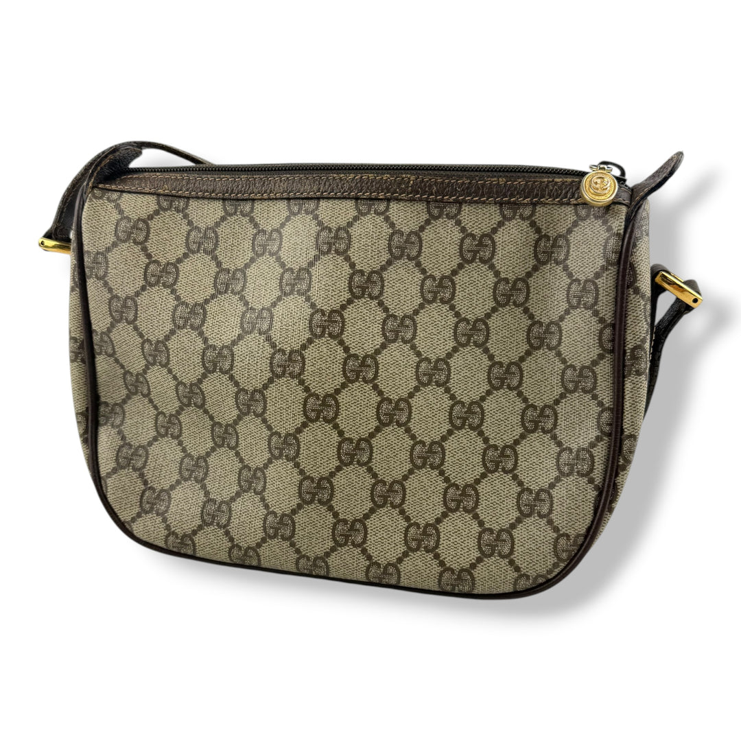 Gucci Vintage Beige Sherry Line Crossbody Handbag