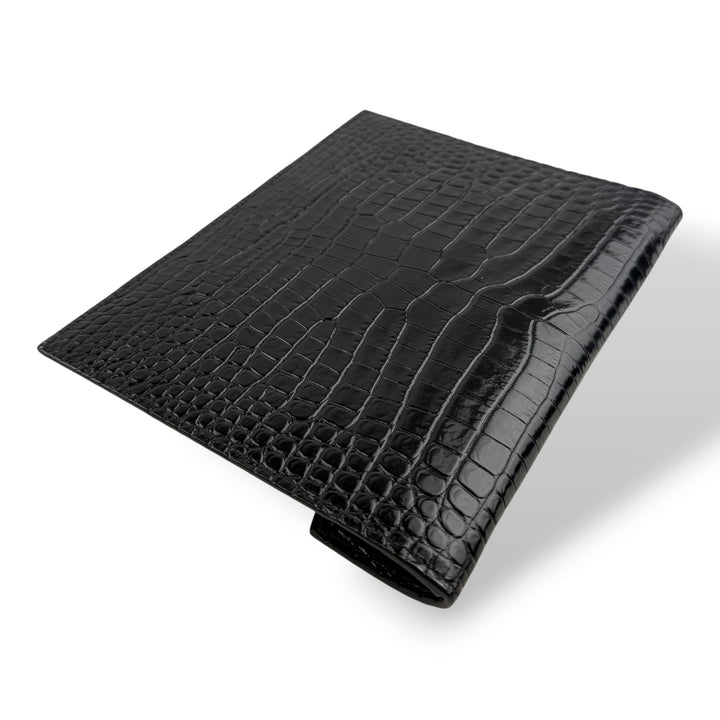 Saint Laurent YSL Uptown Black Leather Clutch Bag