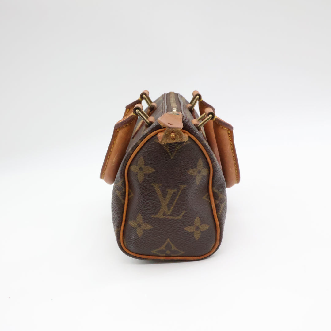 Louis Vuitton Nano Speedy Brown Monogram Handbag