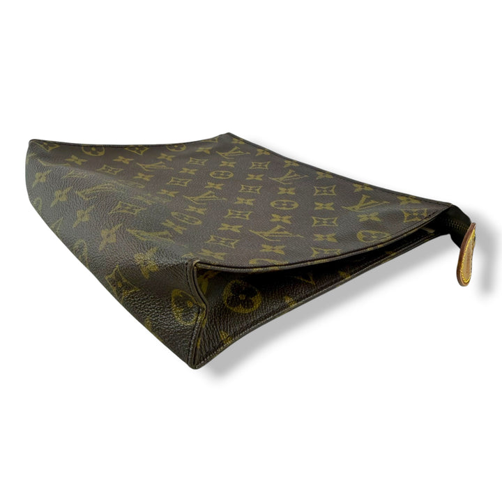 Louis Vuitton Vintage Brown Monogram Toiletry 26 Pouch