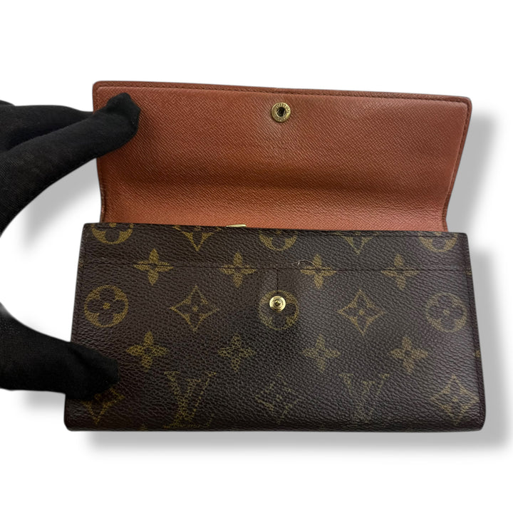 Louis Vuitton Vintage Sarah Brown Monogram Femme Wallet