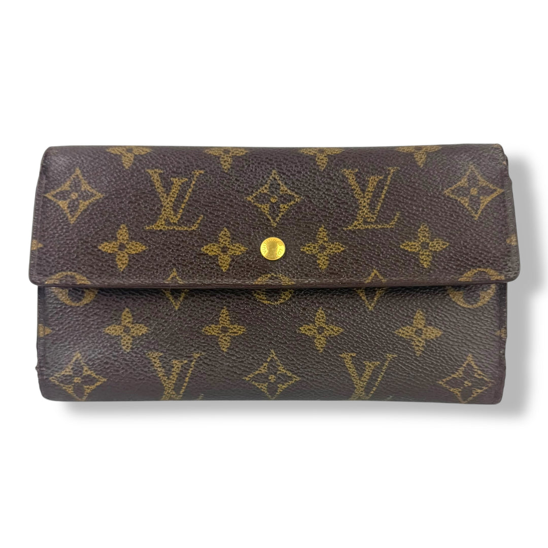 Louis Vuitton Trifold Brown Monogram Femme Wallet