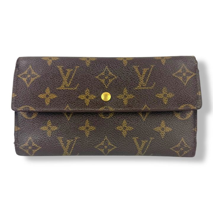 Louis Vuitton Trifold Brown Monogram Femme Wallet