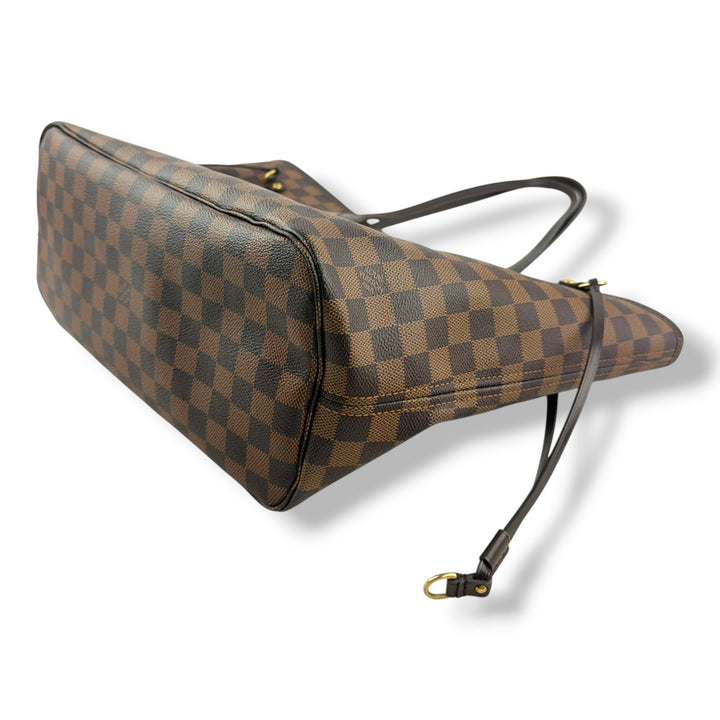 Louis Vuitton Brown Damier Neverfull MM Handbag