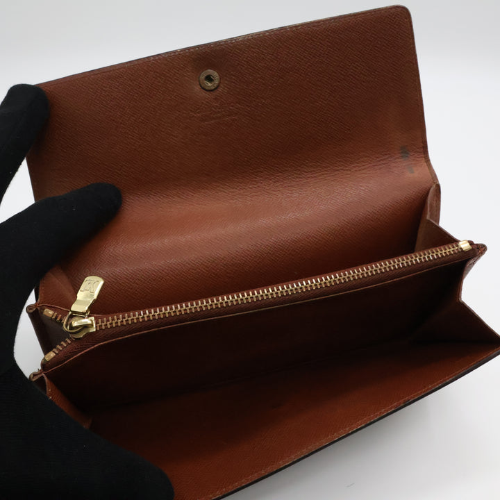 Louis Vuitton Vintage Sarah Brown Monogram Femme Wallet