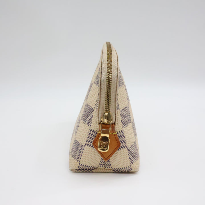 Louis Vuitton Damier Azur Travel Cosmetic PM Pouch