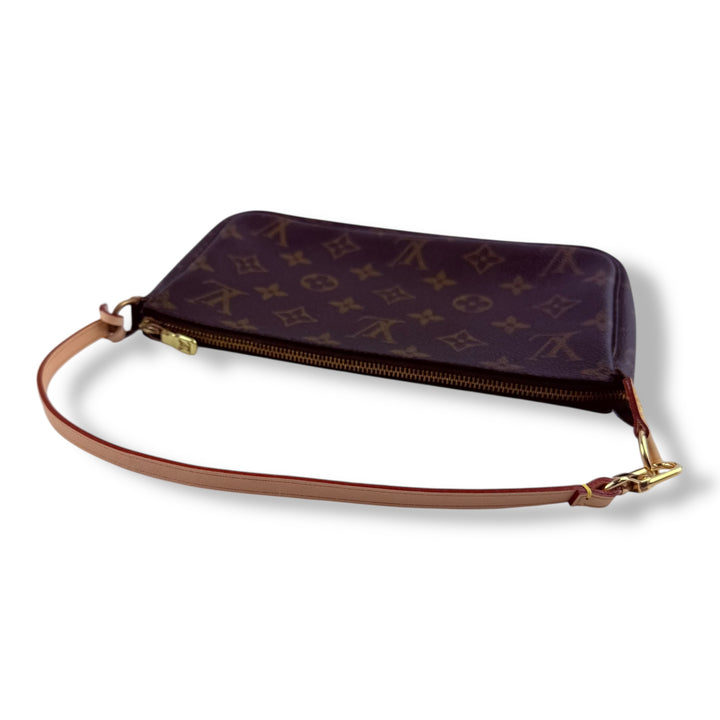 Louis Vuitton Pochette Accessories Brown Monogram Clutch Bag