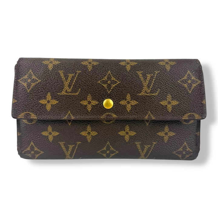 Louis Vuitton Trifold Brown Monogram Femme Wallet