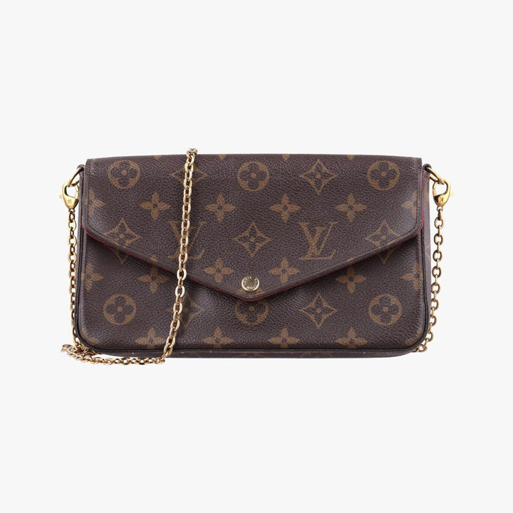 Louis Vuitton Felicie Pochette Brown Monogram Handbag