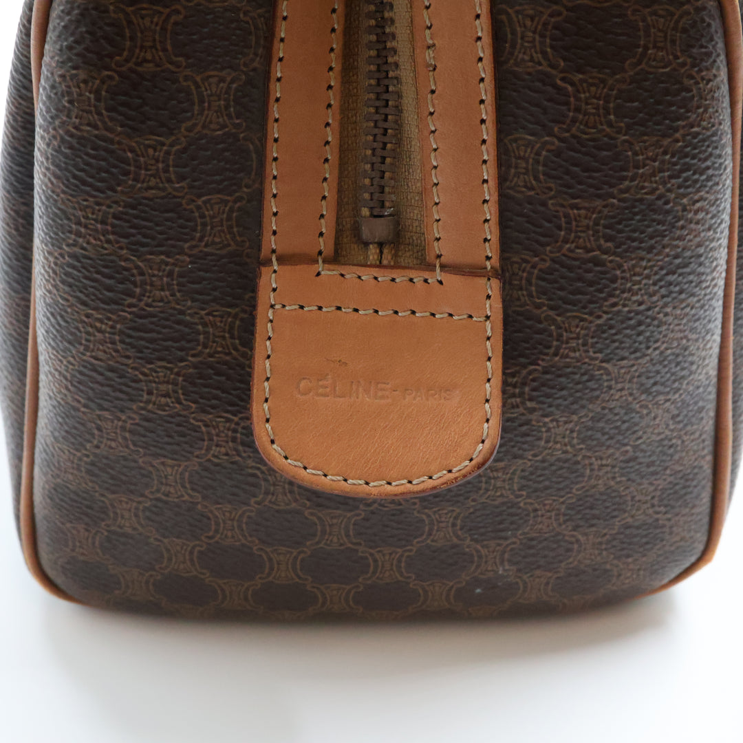 Celine Brown Boston Macadam Handbag