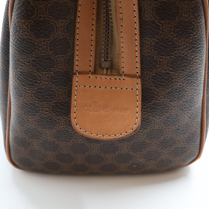 Celine Brown Boston Macadam Handbag