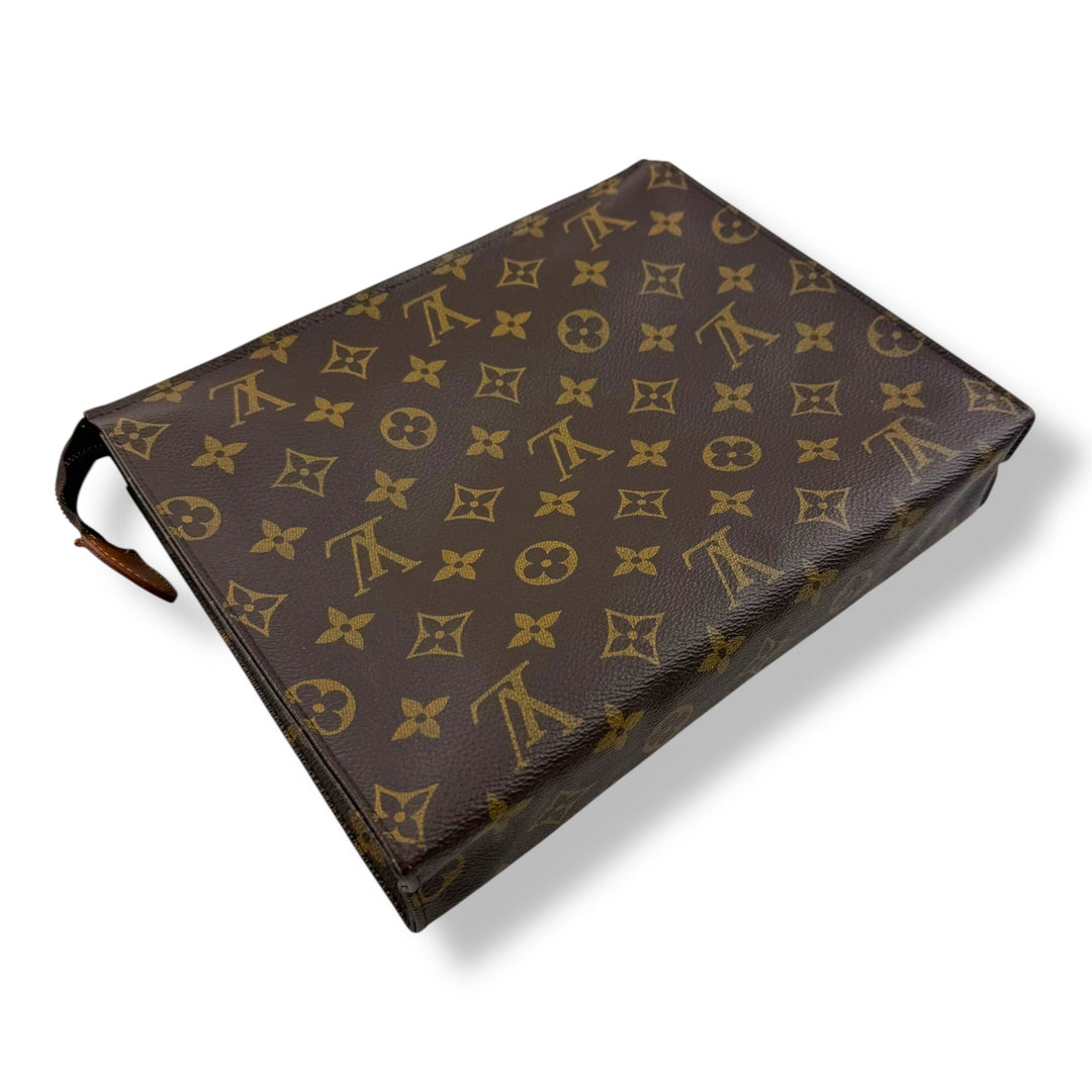 Louis Vuitton Brown Monogram Toiletry Pouch 26 Bag