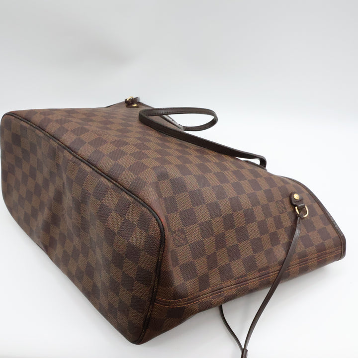 Louis Vuitton Brown Damier Neverfull MM Handbag