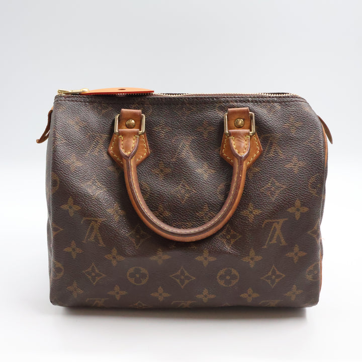 Louis Vuitton Vintage Brown Monogram Speedy 25 Handbag