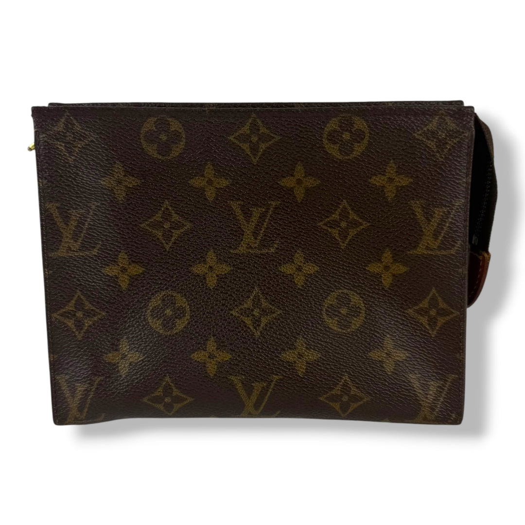 Louis Vuitton Vintage Brown Monogram Toiletry Pouch 19 Bag