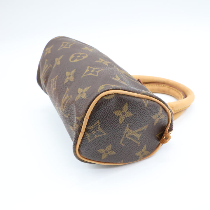 Louis Vuitton Nano Speedy Brown Monogram Handbag