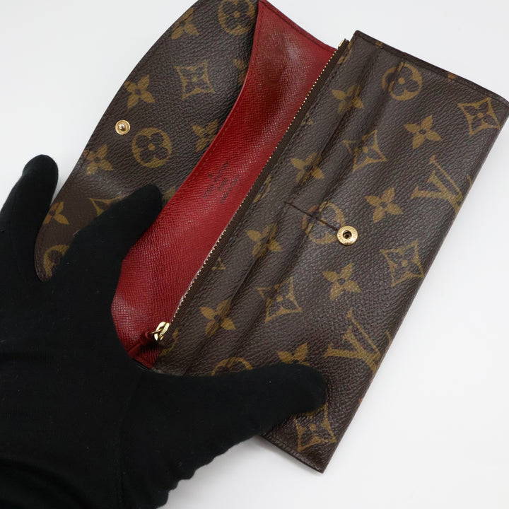 Louis Vuitton Emilie Brown Monogram Femme Wallet