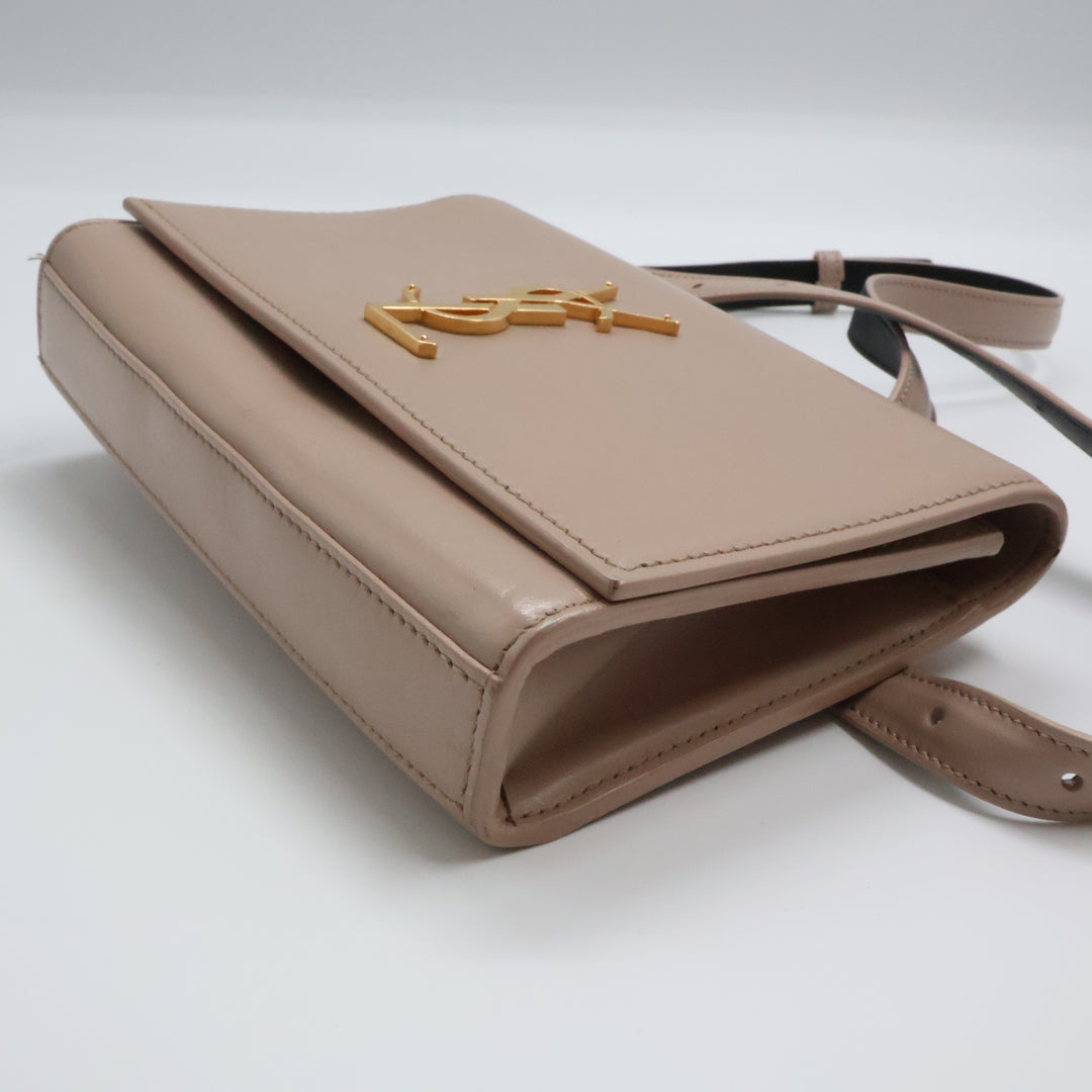 Saint Laurent Beige YSL Kate Handbag