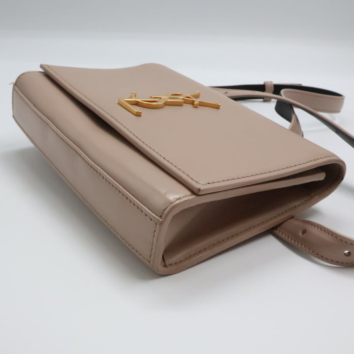 Saint Laurent Beige YSL Kate Handbag