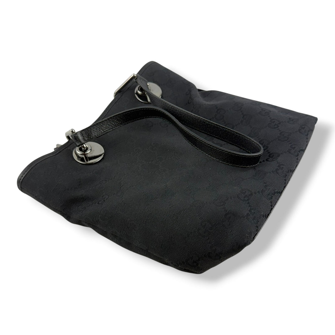Gucci GG Black Canvas Tote Bag